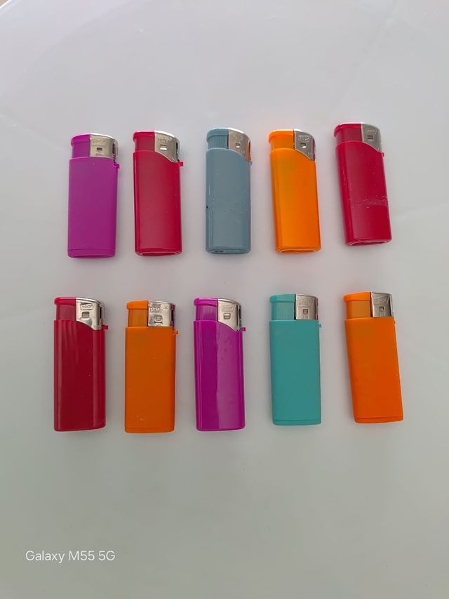 10 Mecheros Colores Variados