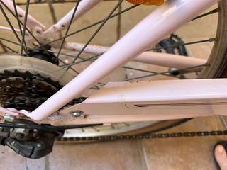 Bicicleta clásica rosa