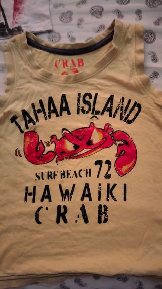 3 Canotte bimbo 4-5 anni