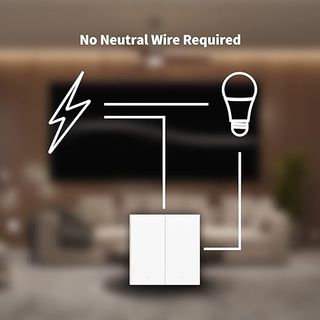 Aqara Smart Wall Switch H1 EU - Doble pulsador