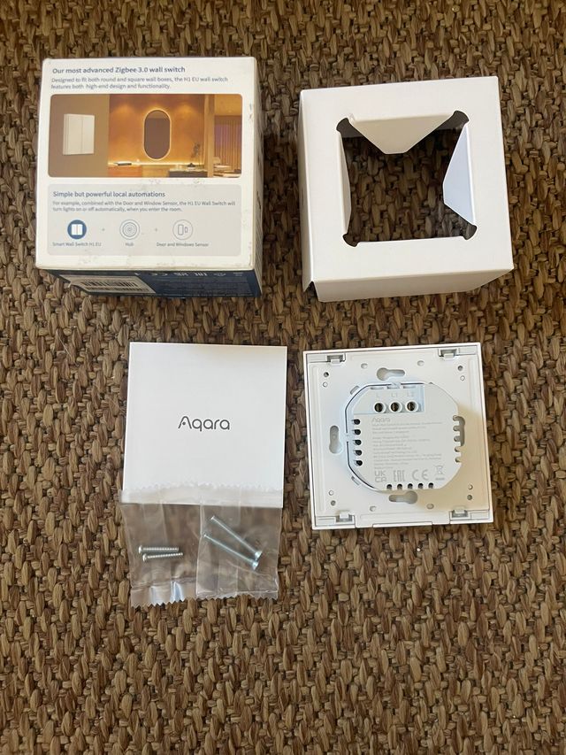 Aqara Smart Wall Switch H1 EU - Doble pulsador
