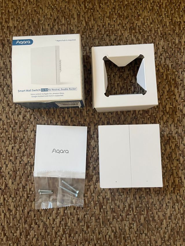 Aqara Smart Wall Switch H1 EU - Doble pulsador