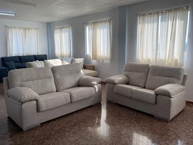 Sofá 3+2 plazas beige