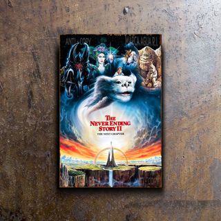 PLACA METALICA HISTORIA INTERMINABLE CARTEL CINE
