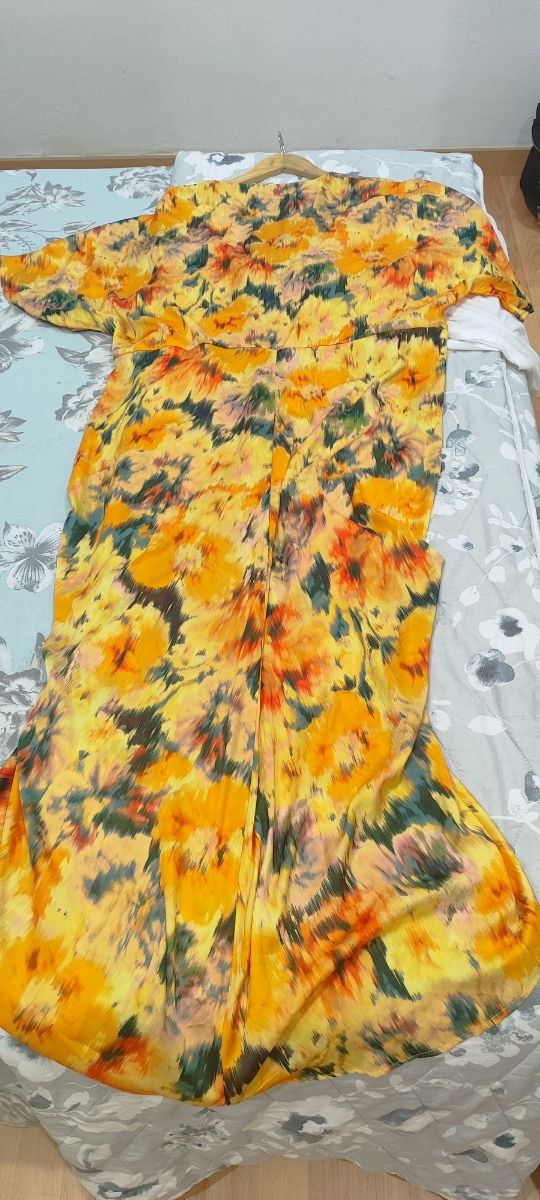 Vestido Satén estampado