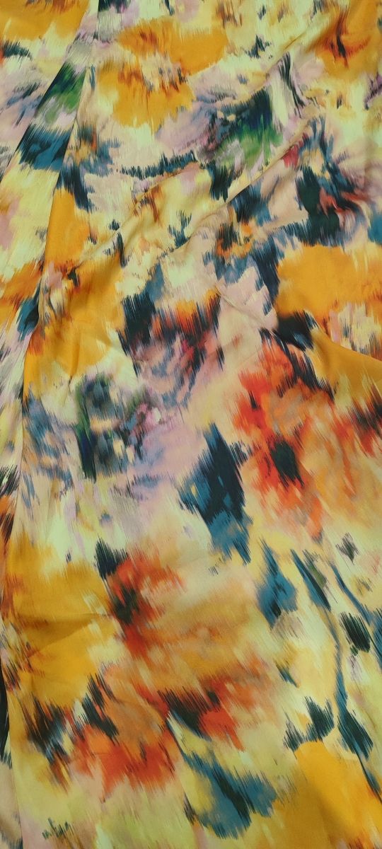 Vestido Satén estampado