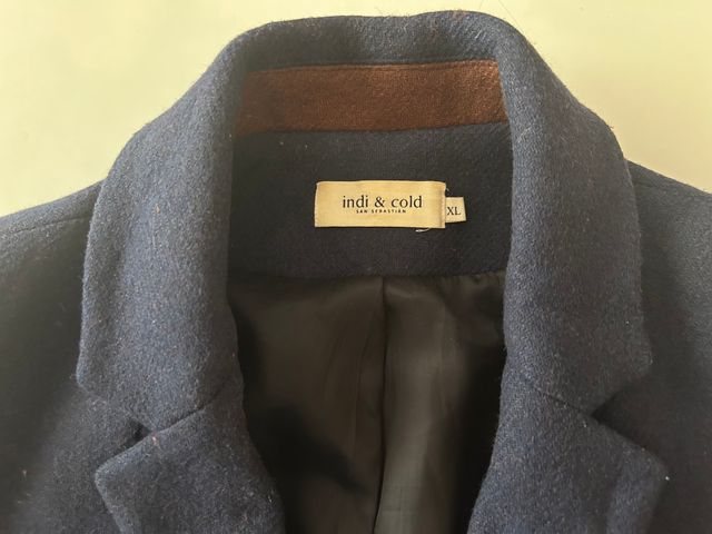Abrigo Indi&Cold XL azul marino