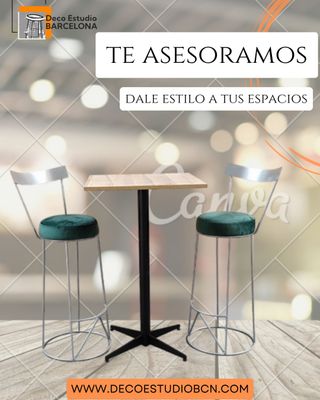 Taburete metal dorado- terciopelo rosa