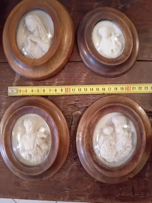 4 Quadretti figure sacre