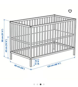 Cuna bebé Ikea - Madera