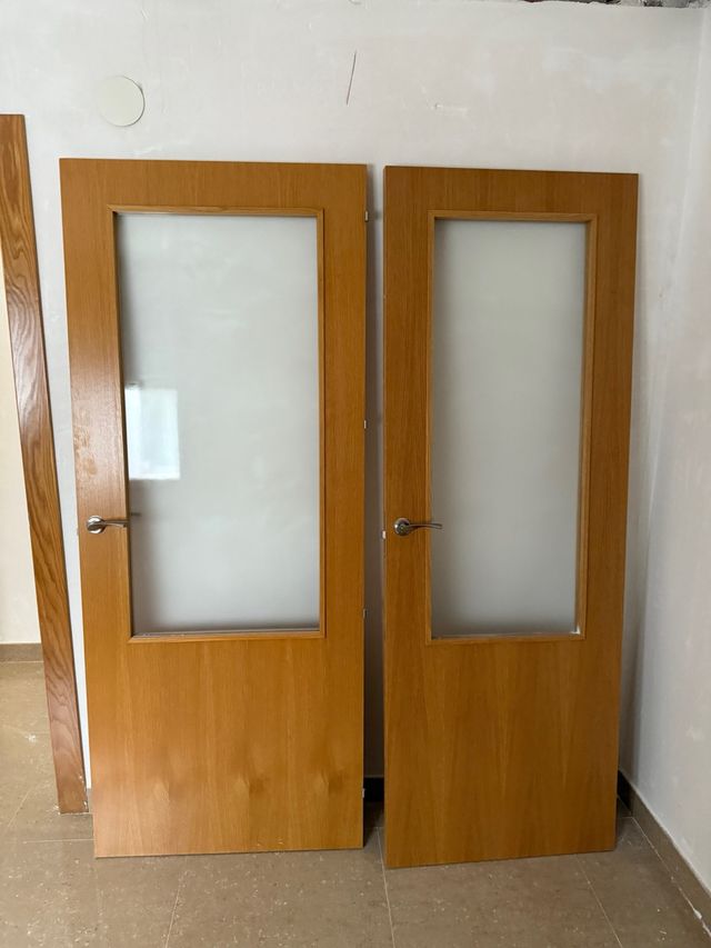Puertas madera interior - 2 unidades precio unidad