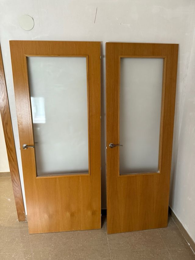 Puertas madera interior - 2 unidades precio unidad