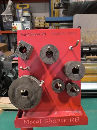 Curvadora Manual de Perfiles  CON MATRICES, UTILES