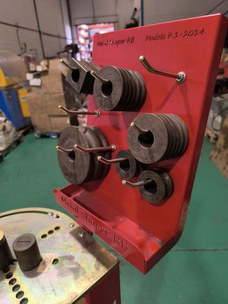 Curvadora Manual de Perfiles  CON MATRICES, UTILES