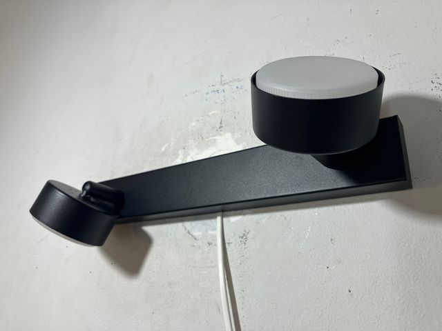 Faretti metallo nero orientabili