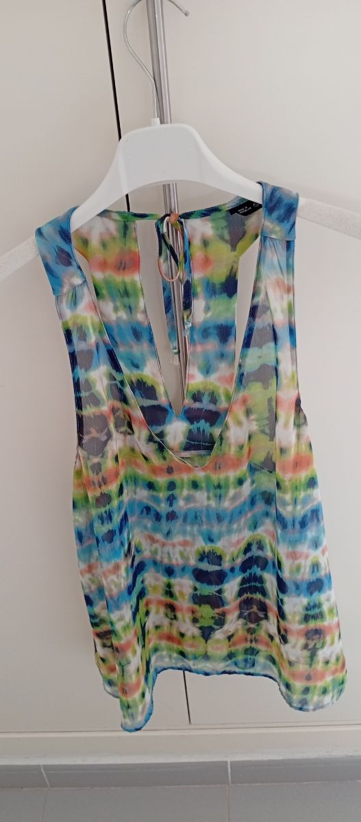 Top tie-dye multicolor