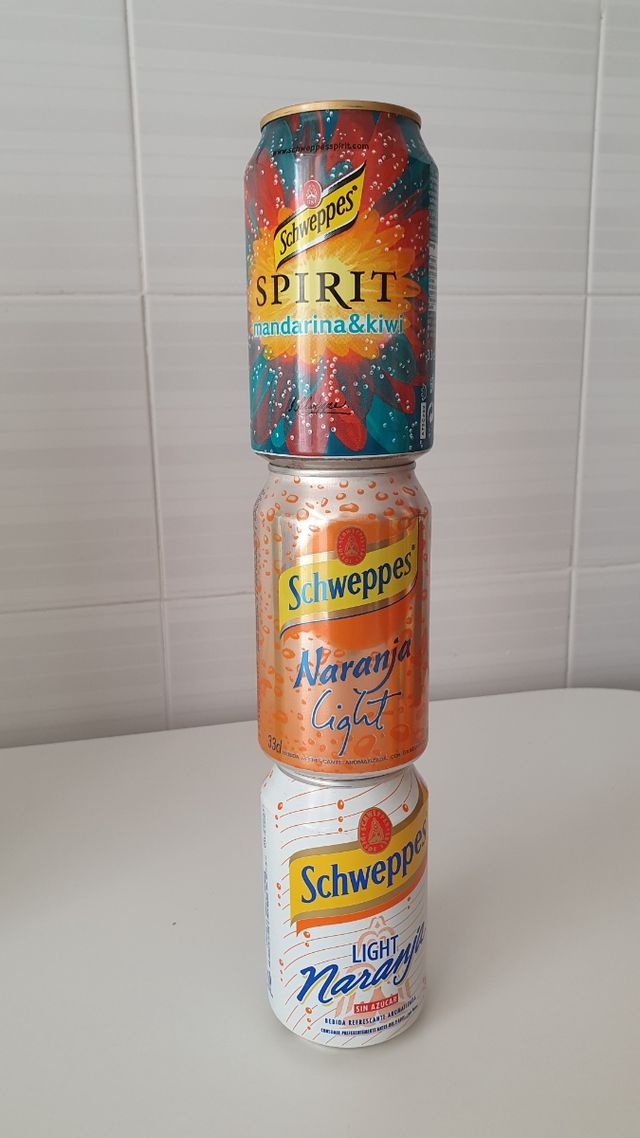 LATAS SCHWEPPE'S NARANJA/LIMÓN COLECCIÓN 1992-2015