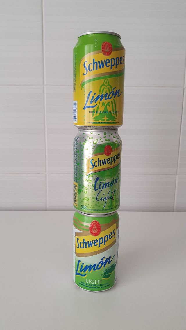 LATAS SCHWEPPE'S NARANJA/LIMÓN COLECCIÓN 1992-2015