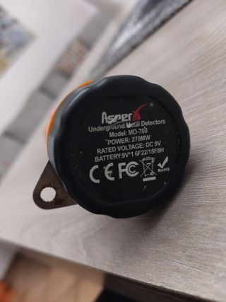 Metal detector pinpointer asperX