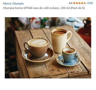 Tazas café océano Olympia GP346 -  5 unidades 