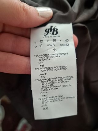 Completo giacca e gonna Dream marrone/grigio