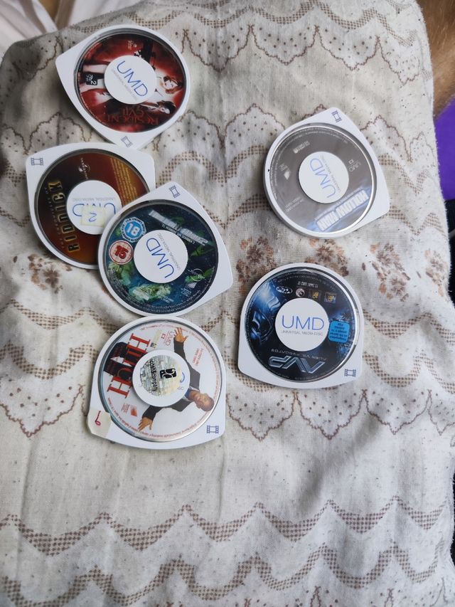 6 UMDs PSP - Películas