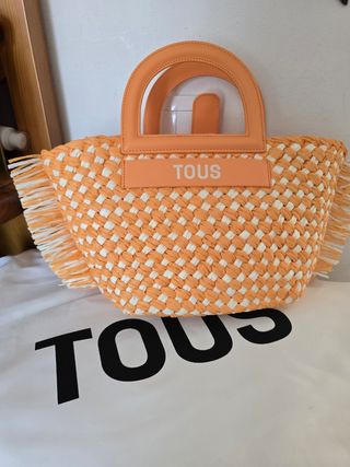 Bolso Tous capazo naranja