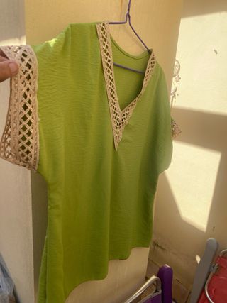 Blusa verde - Talla única