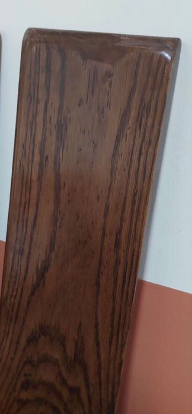 Cubre radiador madera vintage de ROBLE con balda