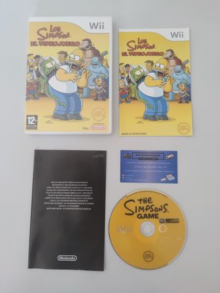 Los Simpsons El Videojuego Nintendo Wii