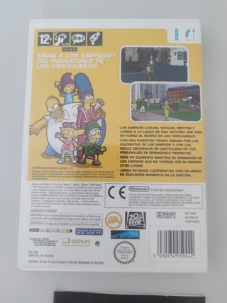 Los Simpsons El Videojuego Nintendo Wii