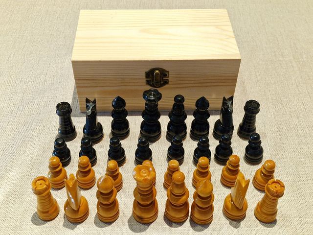 Piezas de Ajedrez de madera