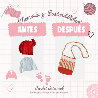 servicio de crochet, de prendas viejas a recuerdos