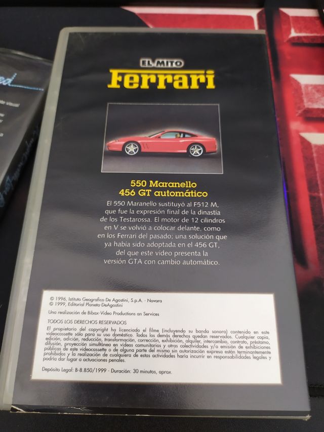 VHS Ferrari 550 Maranello