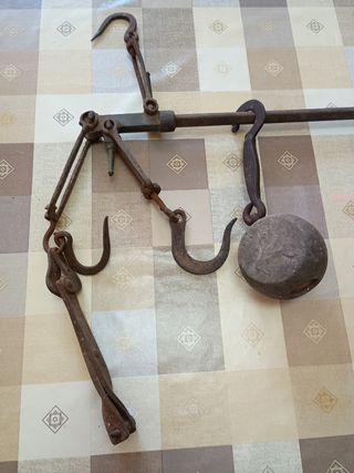 Báscula romana antigua