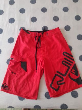 Bañadores Quiksilver rojos - Talla S