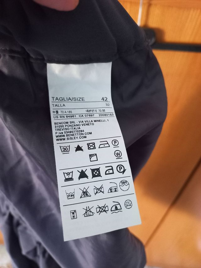 Minigonna Sisley blu - volant