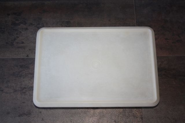 Tupperware vintage caja rectangular blanca