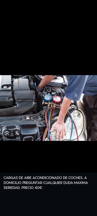 Carga Aire Acondicionado Coches