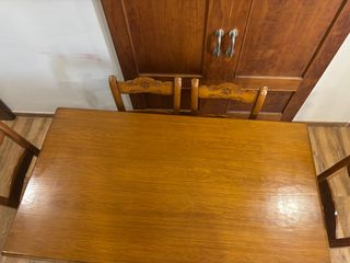 Mueble salón madera - espejo