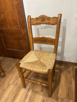 Mueble salón madera - espejo