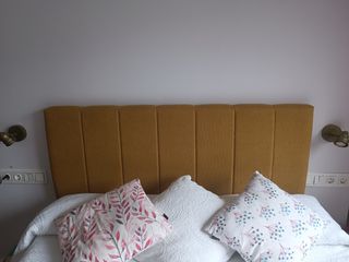 Cabecero cama 150cm - Amarillo - mostaza
