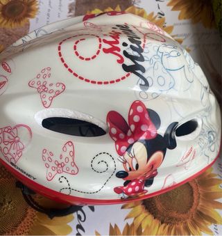 Casco bici Minnie Mouse bimba