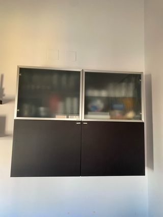 Vitrina comedor - Madera maciza 4 puertas.