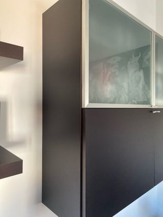 Vitrina comedor - Madera maciza 4 puertas.