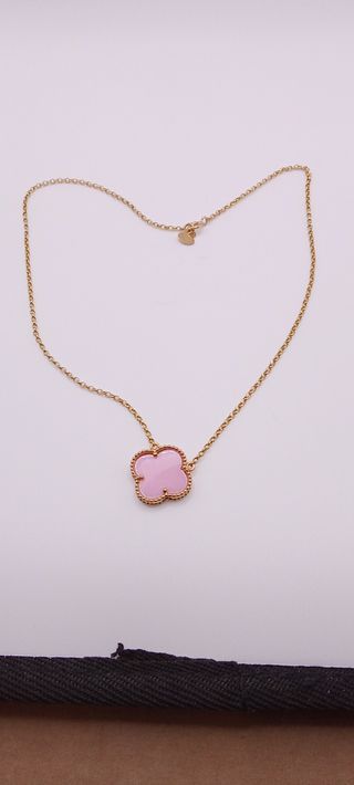 Cadena  y colgante estilo Van Cleef & Arpels