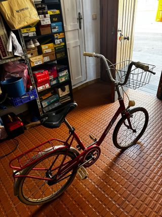 Bicicleta BH Happy roja vintage

