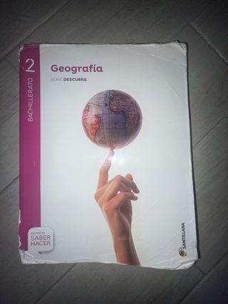 Libro de Geografía, 2 Bachillerato