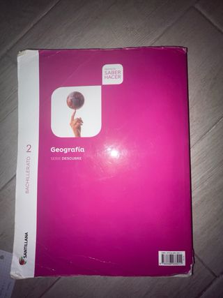 Libro de Geografía, 2 Bachillerato