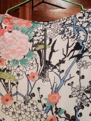 Blusa Zara estampada M